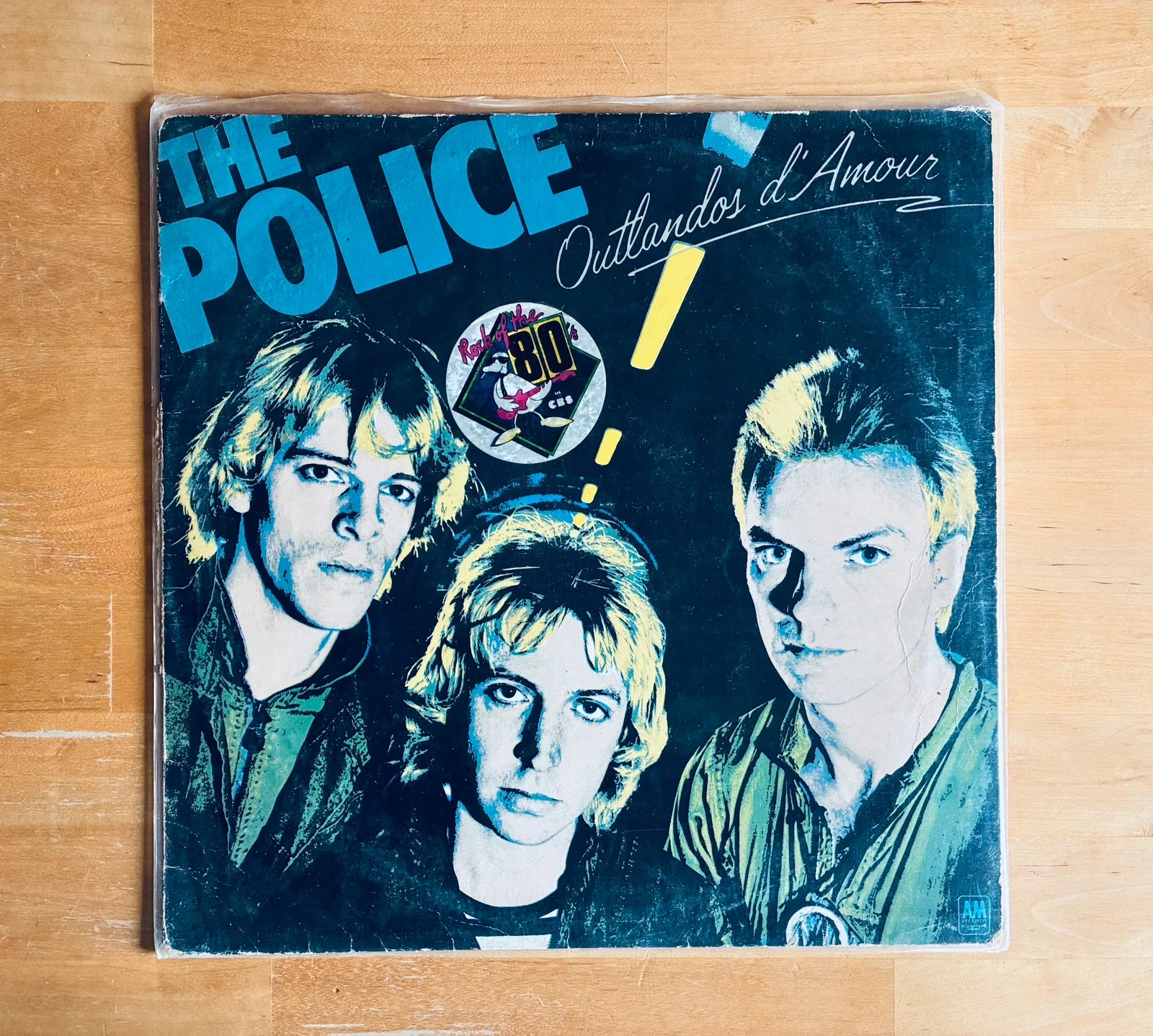 Disque vinyle 33T The Police Outlandos d’Amour.